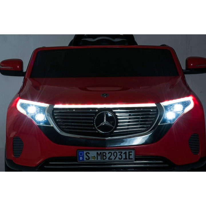 Электромобиль Mercedes-Benz EQC400 4MATIC (Красный глянец) HL378